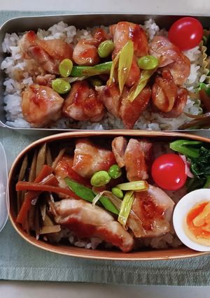 焼き鳥丼弁当(10.2)-レシピのメイン写真