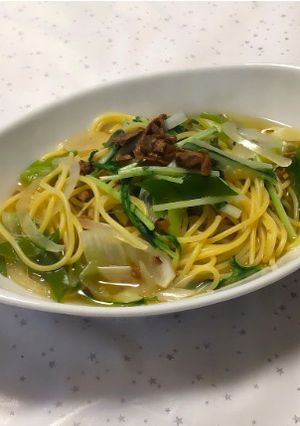 和ボンゴレ風スープスパゲティ-レシピのメイン写真