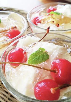 火を使わず!杏仁豆腐風 豆花(トーファ)-レシピのメイン写真