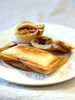 きんぴらごぼうとチーズのホットサンド-レシピのメイン写真