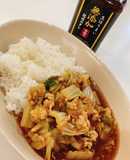 焼肉の生だれで作る白菜大量消費あんかけ丼