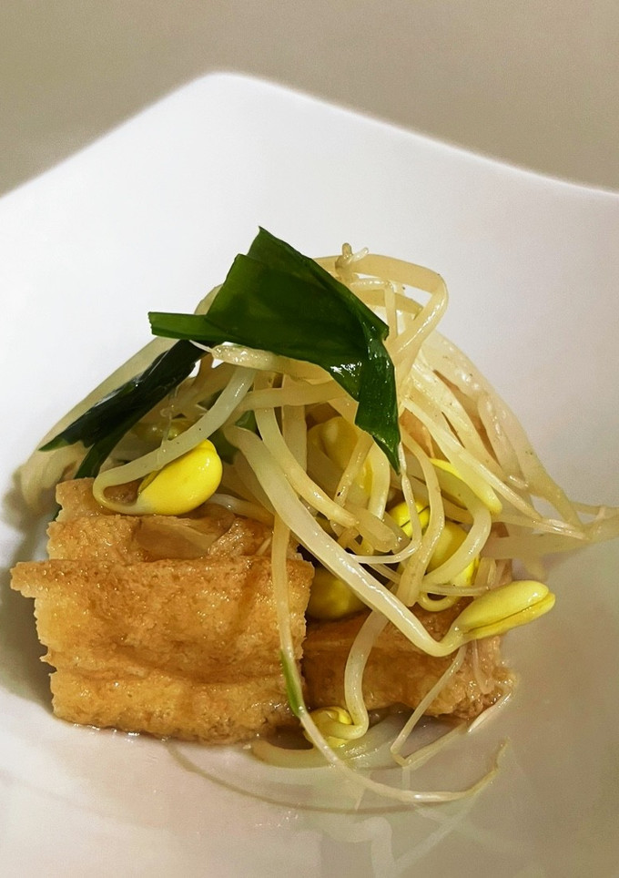 白だしで！厚揚げともやしとニラのさっと煮-レシピのメイン写真