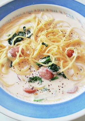 生クリーム不要!クリームパスタ♪-レシピのメイン写真