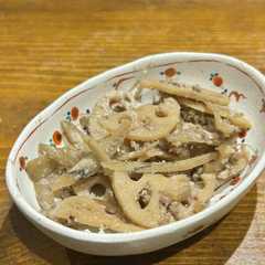 รูปของ 鍋一個！ごぼうと蓮根の牛挽肉入りきんぴら