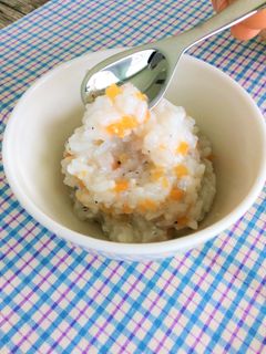 【離乳食中期】にんじん粥-レシピのメイン写真