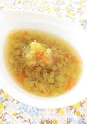 【離乳食中期】トマトスープ-レシピのメイン写真