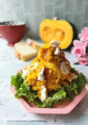 クリチ・生クリ不使用☆かぼちゃサラダ-レシピのメイン写真