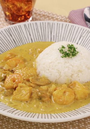 カレールウ不要！お手軽海鮮クリームカレー-レシピのメイン写真