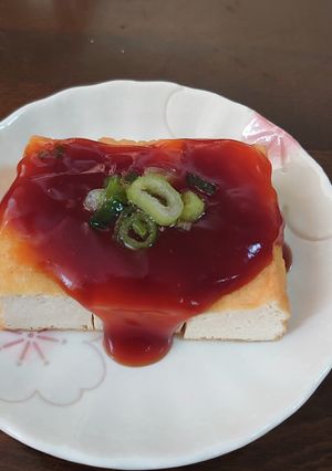 厚揚げの甘酢あんかけ（おつまみ）-レシピのメイン写真