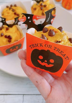 米粉【かぼちゃチョコチップマフィン】-レシピのメイン写真