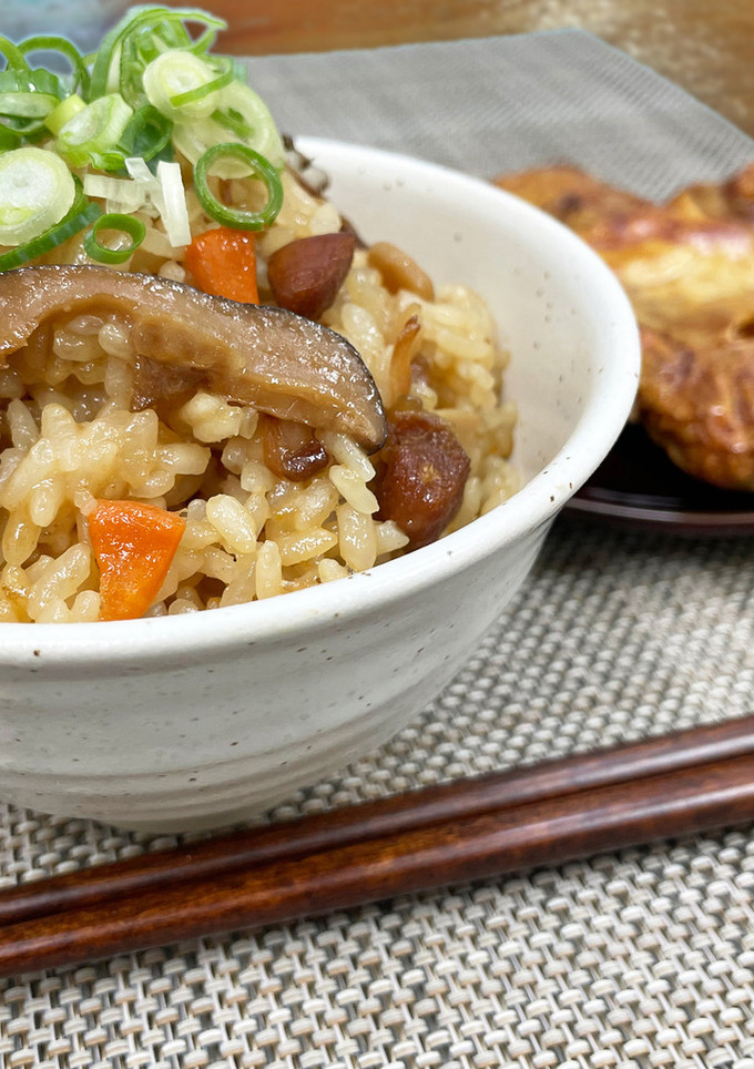 角餅で簡単！もちもちおこわ風炊き込みご飯-レシピのメイン写真