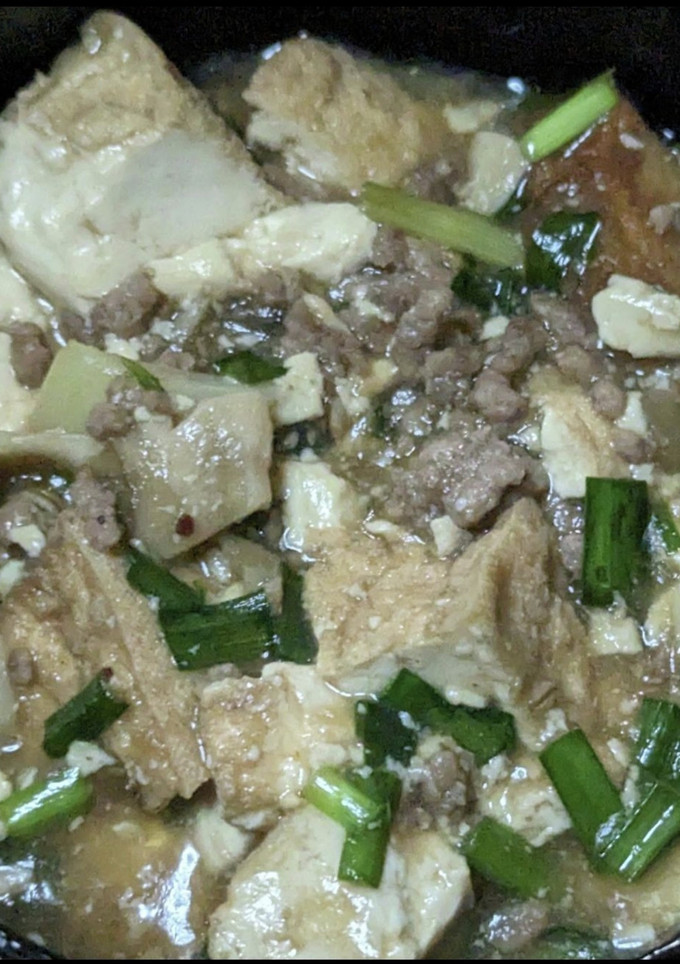 厚揚げとひき肉のあんかけ-レシピのメイン写真