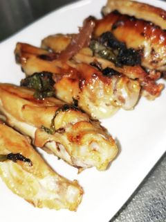 簡単手羽中☆梅しそ焼き-レシピのメイン写真