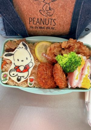 毎日高校男子弁当♡ポチャッコ！-レシピのメイン写真