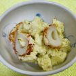 畑のゴーヤと竹輪で大人のポテサラ!