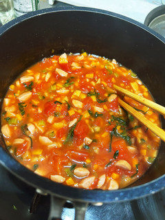 ハイハイン消費 離乳食後期のトマト煮-レシピのメイン写真