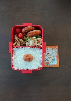 中学生女子弁当2023/10/03-レシピのメイン写真