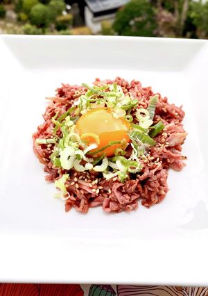 ローストビーフでユッケ-レシピのメイン写真