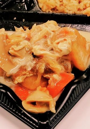 “肉じゃがきのこのクラムチャウダー”-レシピのメイン写真