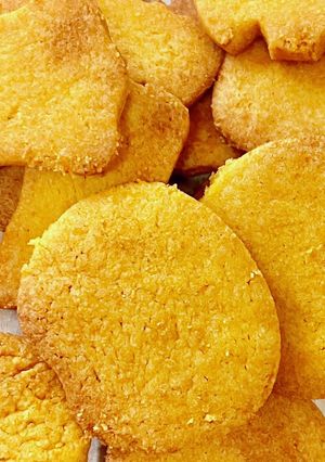 塩カボチャクッキー 乳製品不使用-レシピのメイン写真