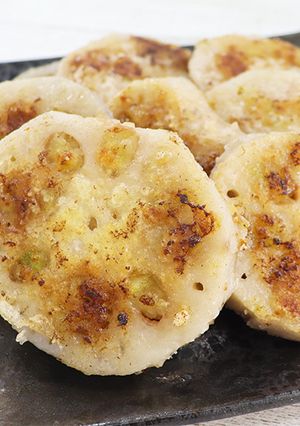 おつまみやお弁当に◎蓮根の海老詰め-レシピのメイン写真