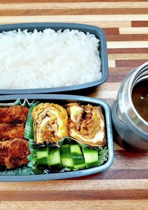 高校生男子お弁当23年10月3日-レシピのメイン写真