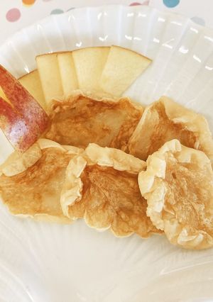 りんごのホットケーキ☆手づかみ食べ-レシピのメイン写真