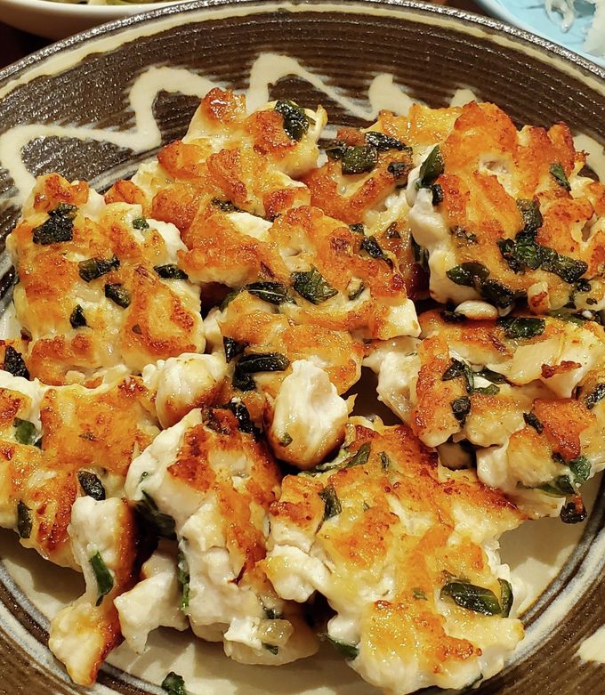 鶏胸肉の大葉と紅生姜入りつくね-レシピのメイン写真