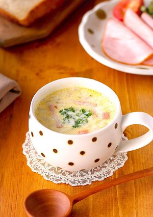 ホッっと温まる✨レンジでミルクスープ-レシピのメイン写真