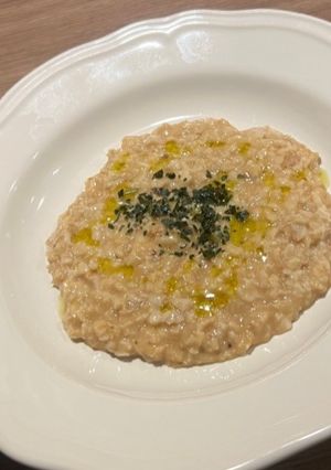 レンジでオートミール味噌チーズリゾット♡-レシピのメイン写真