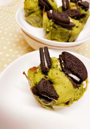 オレオ抹茶豆腐マフィン-レシピのメイン写真
