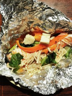 鮭と野菜のホイル蒸し焼き-レシピのメイン写真