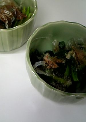 ホウレンソウのポン酢おひたし-レシピのメイン写真