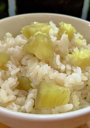 旬の味覚！さつまいもごはん-レシピのメイン写真