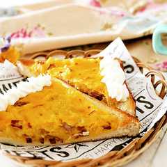 รูปของ 食パンに乗せる!スイートポテトトースト