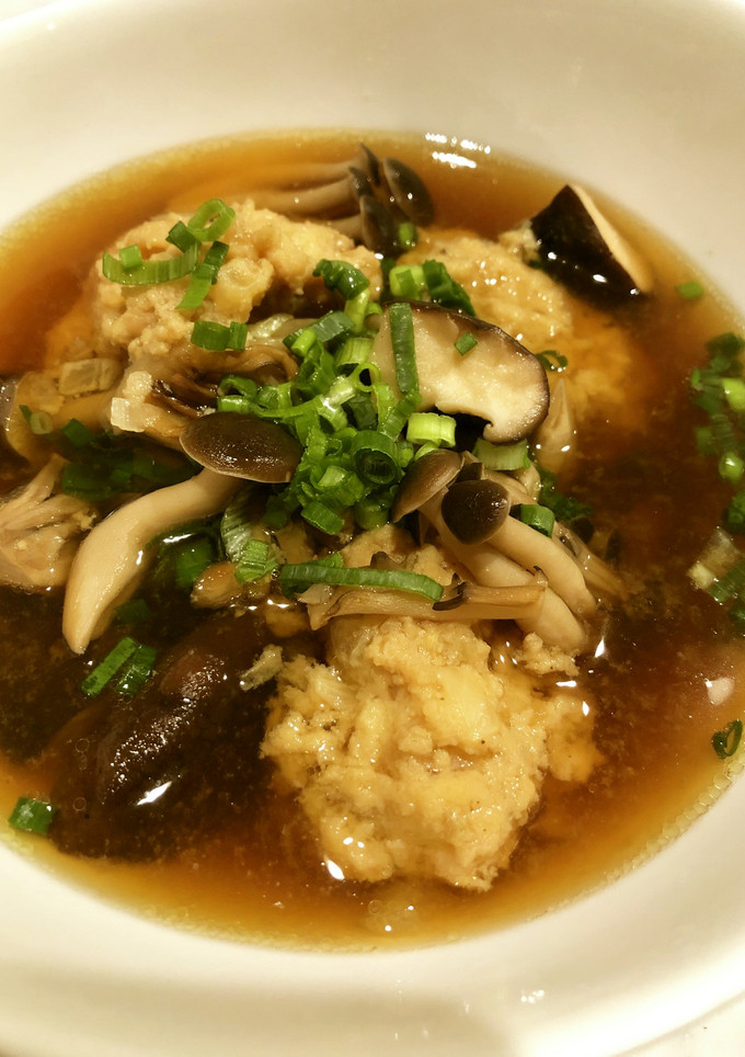 鶏団子ときのこの和風スープ-レシピのメイン写真
