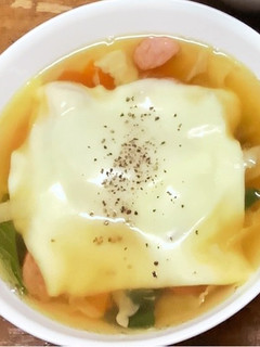 チーズコンソメスープ-レシピのメイン写真