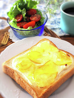 ご褒美♡チーズケーキ風トースト-レシピのメイン写真