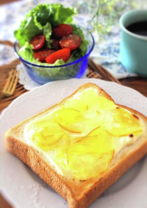 ご褒美♡チーズケーキ風トースト-レシピのメイン写真