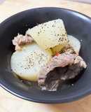 味しみしみー！塩味☆牛スネ肉と大根の煮物