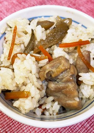 鶏ごぼうごはん-レシピのメイン写真