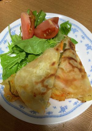餃子の皮でサンドしたじゃがいものガレット-レシピのメイン写真