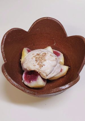 クリームチーズでイチジクの白和え-レシピのメイン写真