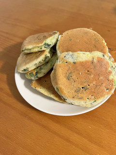 〜離乳食〜ほうれん草と豆腐のホットケーキ-レシピのメイン写真
