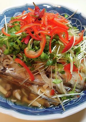 キノコと野菜たっぷり焼シシャモの南蛮漬け-レシピのメイン写真