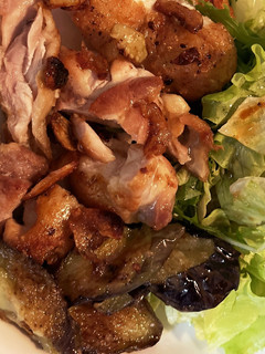 鶏もも肉ステーキ、ナスソテーを添えて-レシピのメイン写真