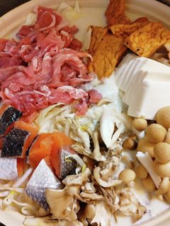 鮭と豚肉の豆乳鍋-レシピのメイン写真