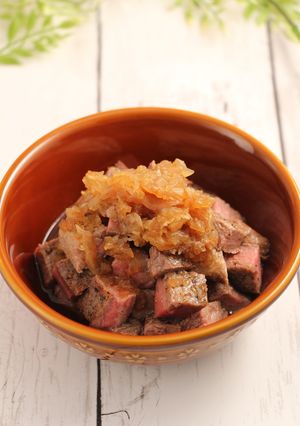 お弁当！牛もも肉ステーキ-レシピのメイン写真