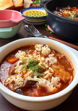 【腸活】ホホホタケのビーフシチュー-レシピのメイン写真