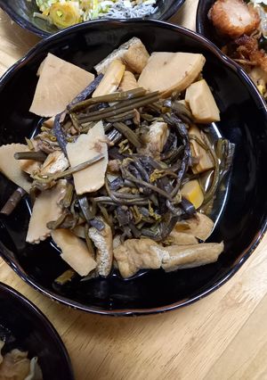 タケノコと、わらびの煮物-レシピのメイン写真